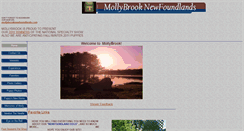 Desktop Screenshot of mollybrooknewfoundlands.com